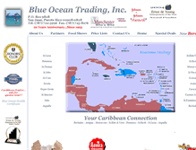 Tablet Screenshot of blueoceantrading.com